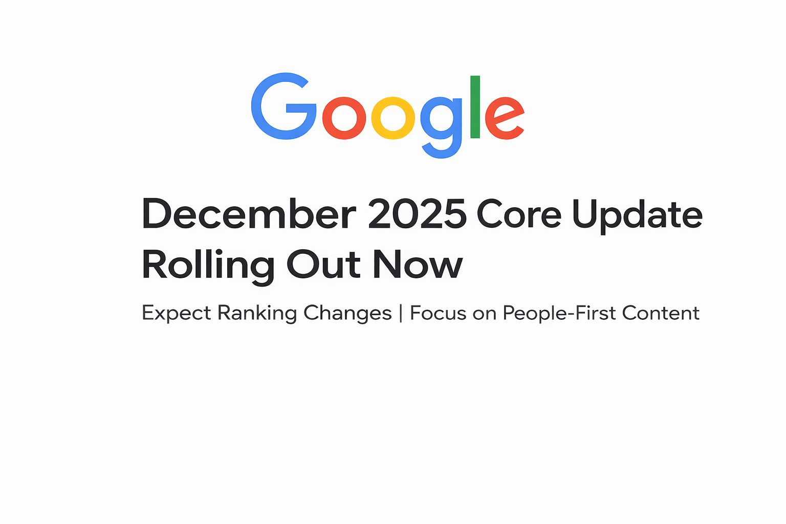 Google Dec 2025 Core Update